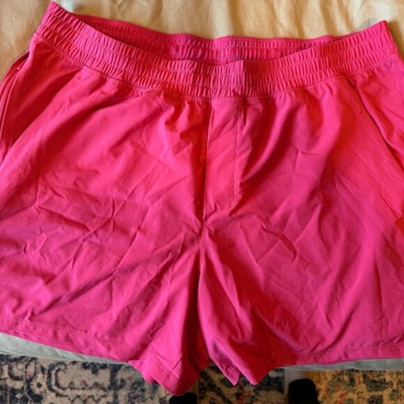 NWOT Lululemon Pace Breaker Shorts 5" Linerless RBCO Raspberry Pin - Men's XXL - Picture 1 of 3